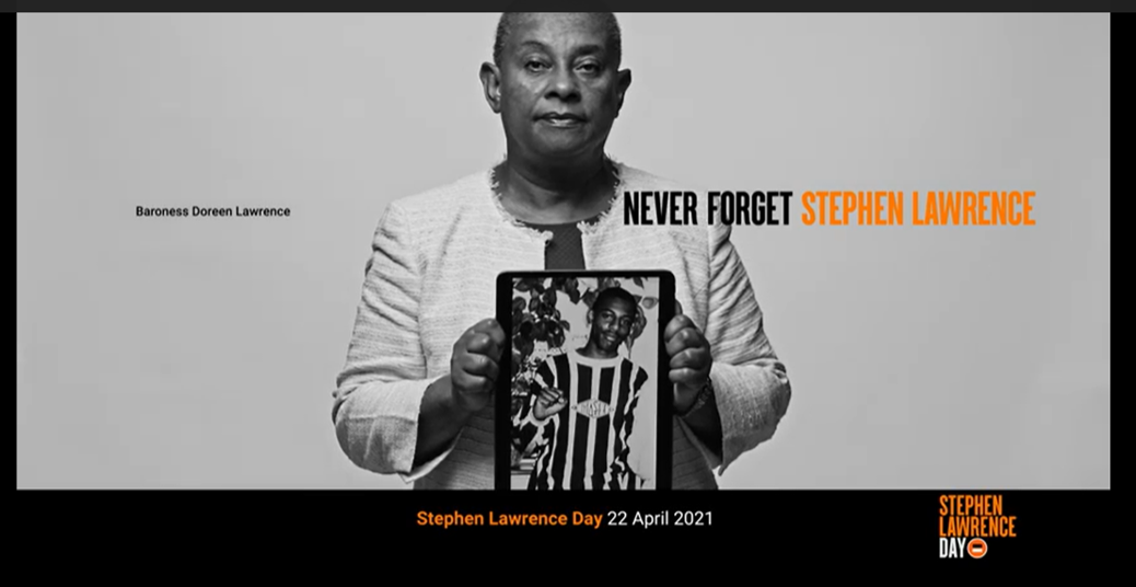 Stephen Lawrence Day on 22 April