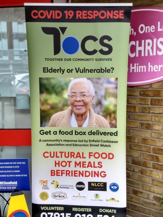 Working with 'Together Our Community Survive' (TOCS) we identified vulnerable elders who needed to shield themselves from the virus. Volunteers delivered hot food, groceries and some key essentials to our vulnerable elders, throughout the Spring and Summer 2020. Here are just a few images to share.