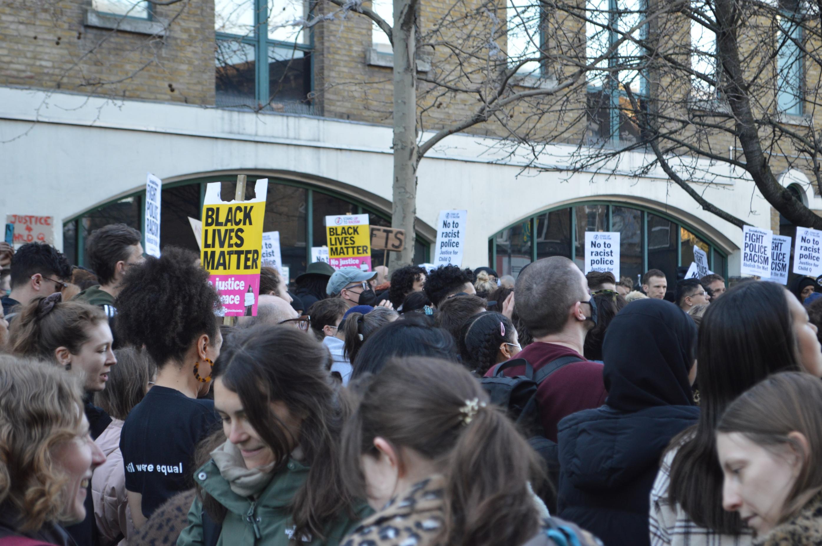 Demonstrations held in Hackney to support Child Q