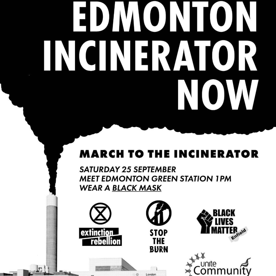 March against the incinerator - 25 September at 1pm, Edmonton Green