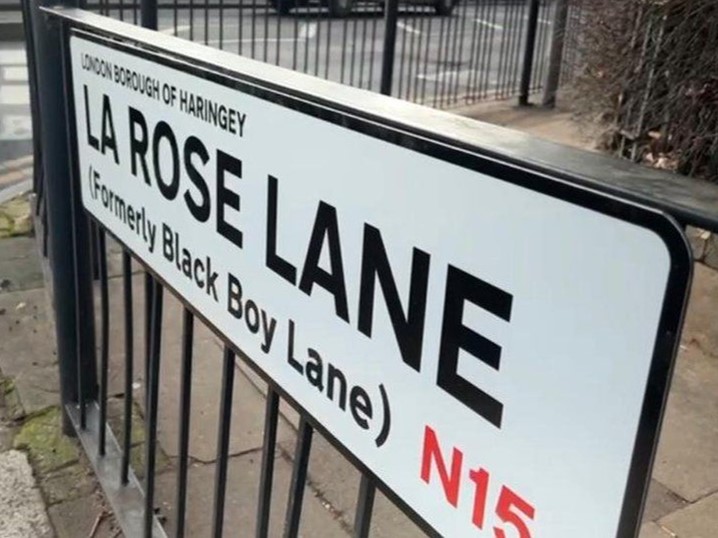 Tottenham’s ‘Black Boy Lane’ renamed La Rose Lane